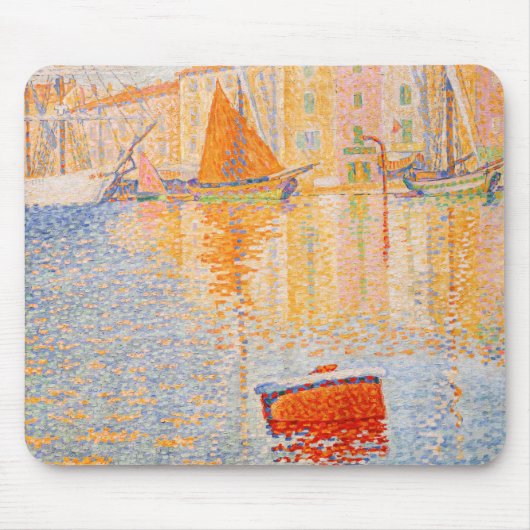 Paul Signac - De Rode Boei, Saint-Tropez Muismat (Voorkant)