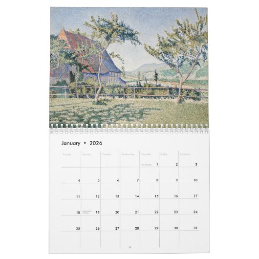 Paul Signac Fine Art Pointilism Paintings Kalender (Jan 2026)
