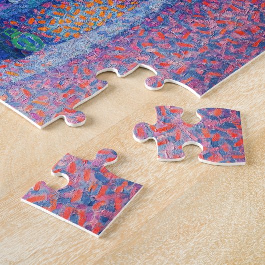 Paul Signac - Fontein des Lices, Saint-Tropez Legpuzzel (Zijkant)