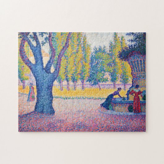 Paul Signac - Fontein des Lices, Saint-Tropez Legpuzzel (Horizontaal)