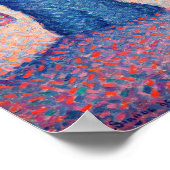 Paul Signac - Fontein des Lices, Saint-Tropez Poster (Hoek)