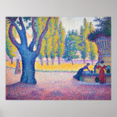 Paul Signac - Fontein des Lices, Saint-Tropez Poster (Voorkant)