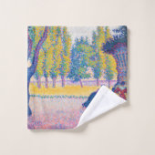 Paul Signac - Fountain des Lices, Saint-Tropez Bad Handdoek (Wasdoekje)