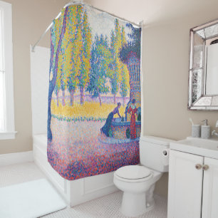 Paul Signac - Fountain des Lices, Saint-Tropez Douchegordijn