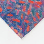 Paul Signac - Fountain des Lices, Saint-Tropez Fleece Deken (Hoek)