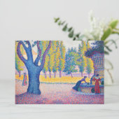 Paul Signac - Fountain des Lices, Saint-Tropez Kaart (Staand voorkant)