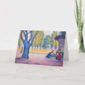 Paul Signac - Fountain des Lices, Saint-Tropez Kaart (Voorkant)