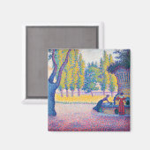 Paul Signac - Fountain des Lices, Saint-Tropez Magneet (Voorkant / Achterkant)