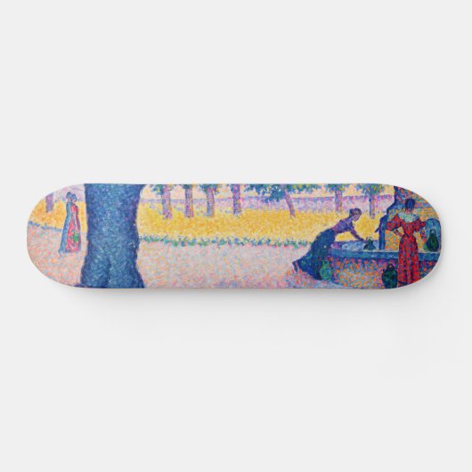 Paul Signac - Fountain des Lices, Saint-Tropez Persoonlijk Skateboard (Horizontaal)