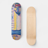 Paul Signac - Fountain des Lices, Saint-Tropez Persoonlijk Skateboard (Voorkant)