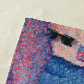 Paul Signac - Fountain des Lices, Saint-Tropez Strandlaken (In situ)