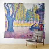 Paul Signac - Fountain des Lices, Saint-Tropez Wandkleed (In Situ (horizontaal))