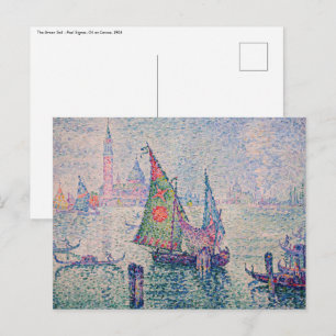 Paul Signac - Groene Sail Briefkaart