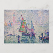 Paul Signac - Groene Sail Briefkaart (Voorkant)