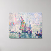 Paul Signac - Groene Sail Canvas Afdruk (Voorkant)