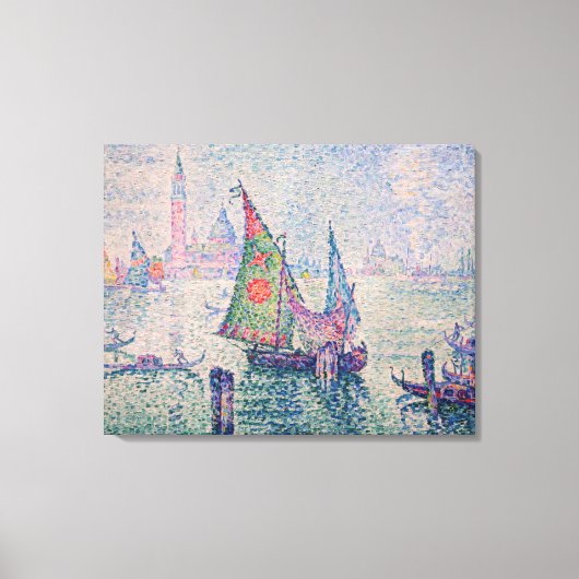 Paul Signac - Groene Sail Canvas Afdruk (Voorkant)