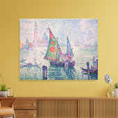 Paul Signac - Groene Sail Canvas Afdruk (Insitu (Woonkamer))