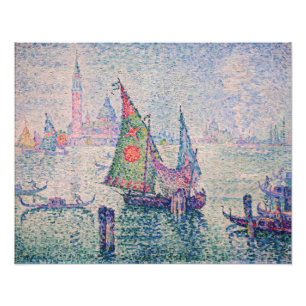 Paul Signac - Groene Sail Foto Afdruk