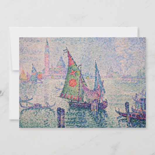 Paul Signac - Groene Sail Kaart (Voorkant)