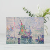 Paul Signac - Groene Sail Kaart (Staand voorkant)