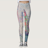 Paul Signac - Groene Sail Leggings (Voorkant)