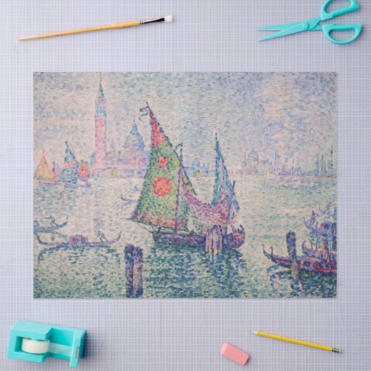 Paul Signac - Groene Sail Tissuepapier (Craft)