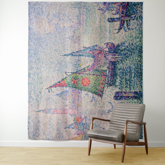 Paul Signac - Groene Sail Wandkleed (In situ)