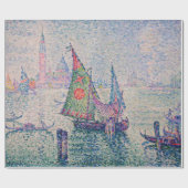 Paul Signac - Het groene zeil Cadeaupapier (Vlak)