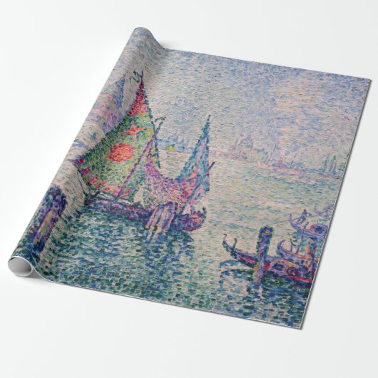 Paul Signac - Het groene zeil Cadeaupapier (Uitgerold)