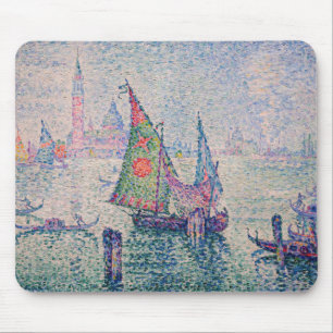 Paul Signac - Het groene zeil Muismat