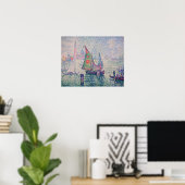 Paul Signac - Het groene zeil Poster (Thuiskantoor)