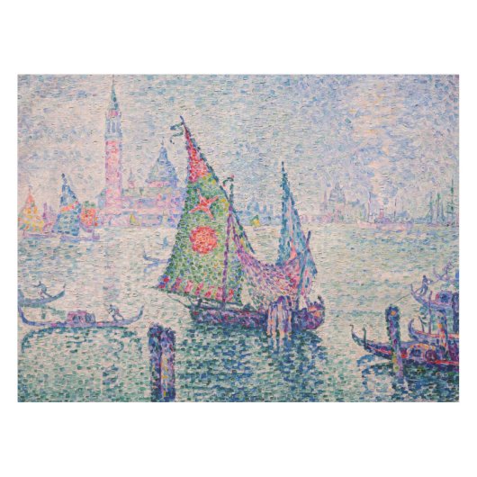 Paul Signac - Het groene zeil Tafelkleed (Voorkant (Horizontaal))