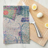 Paul Signac - Het groene zeil Theedoek (Quarter Fold)