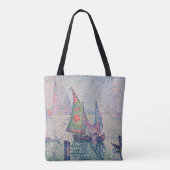 Paul Signac - Het groene zeil Tote Bag (Achterkant)