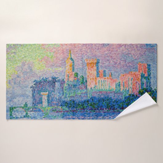 Paul Signac - Het Papal Palace, Avignon Bad Handdoek (Badhanddoek)