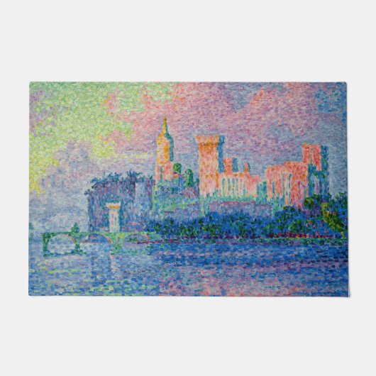 Paul Signac - Het Papal Palace, Avignon Deurmat (Voorkant)