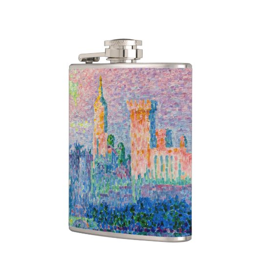 Paul Signac - Het Papal Palace, Avignon Heupfles (Links)