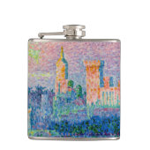 Paul Signac - Het Papal Palace, Avignon Heupfles (Voorkant)