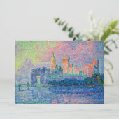 Paul Signac - Het Papal Palace, Avignon Kaart (Staand voorkant)