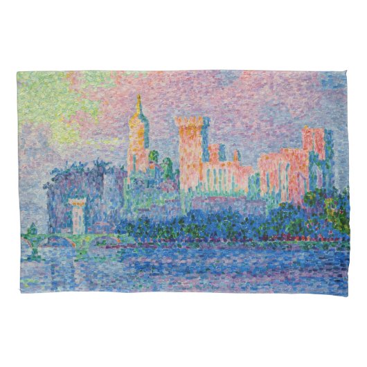 Paul Signac - Het Papal Palace, Avignon Kussensloop (Voorkant)