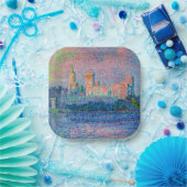 Paul Signac - Het Papal Palace, Avignon Papieren Bordje (Feest)