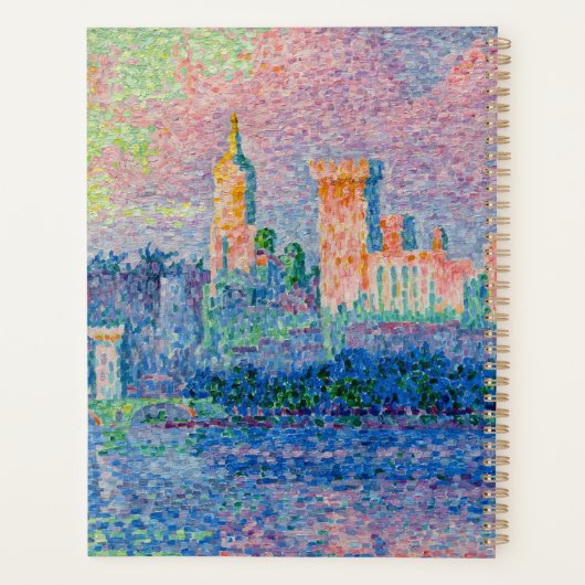 Paul Signac - Het Papal Palace, Avignon Planner (Achterkant)