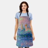 Paul Signac - Het Papal Palace, Avignon Schort (Gedragen)