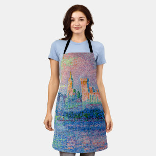 Paul Signac - Het Papal Palace, Avignon Schort