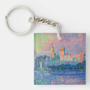 Paul Signac - Het Papal Palace, Avignon Sleutelhanger