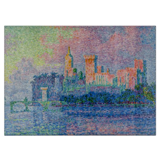 Paul Signac - Het Papal Palace, Avignon Snijplank (Voorkant)