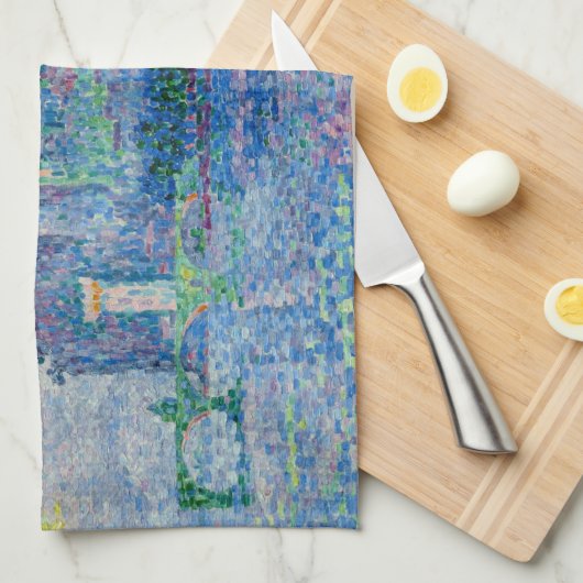 Paul Signac - Het Papal Palace, Avignon Theedoek (Quarter Fold)