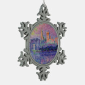 Paul Signac - Het Papal Palace, Avignon Tin Sneeuwvlok Ornament (Links)