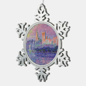 Paul Signac - Het Papal Palace, Avignon Tin Sneeuwvlok Ornament (Rechts)