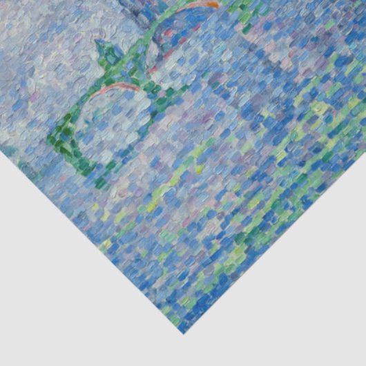 Paul Signac - Het Papal Palace, Avignon Tissuepapier (Detail)